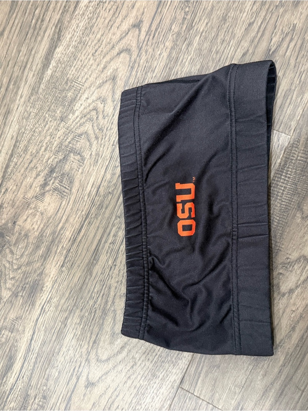OSU Black Athletic Bandeau with Orange Logo